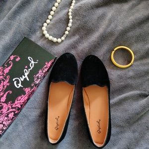 Qupid Velvet Loafers